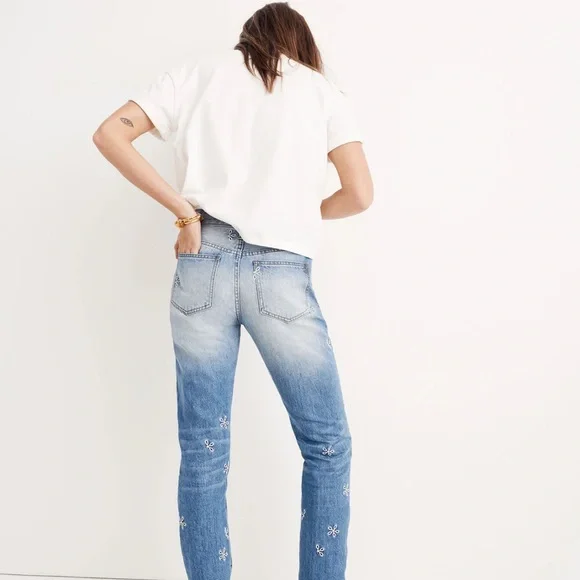 Madewell The Perfect Summer Jean: Daisy Embroidered Edition - Picture 2 of 8